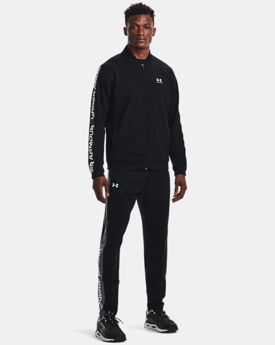 เสื้อแจ็คเก็ตผ้าถัก UA สำหรับผู้ชาย, Black, pdpMainDesktop image number 2